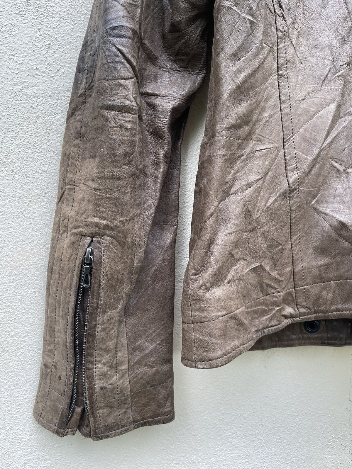 Julius 🔥JULIUS MEN’S BIKER JACKET LEATHER Size US M / EU 48-50 / 2 - 4 Thumbnail