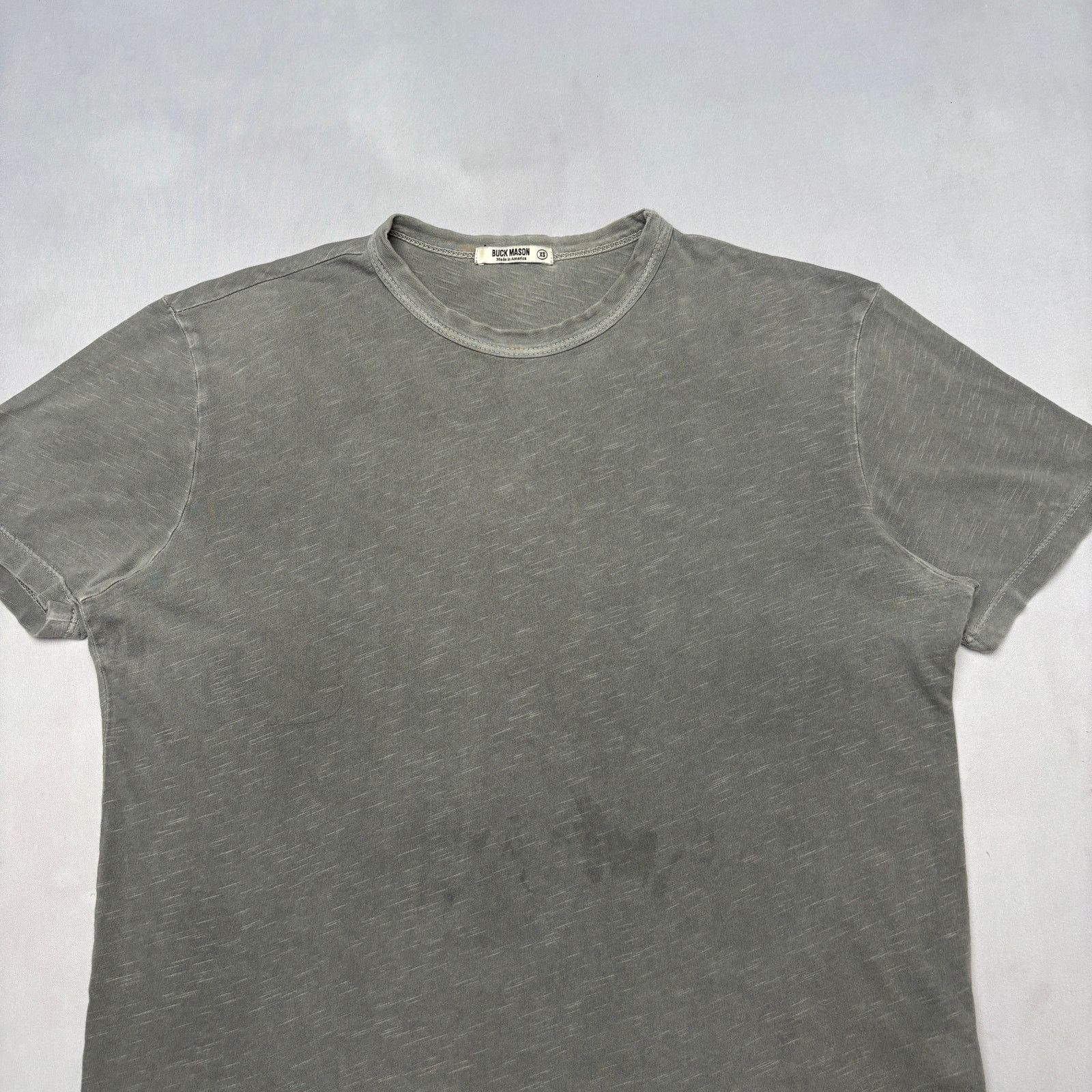 Buck Mason Buck Mason Slub Curved Hem T Shirt Men's XS Americana Size US XS / EU 42 / 0 - 2 Thumbnail