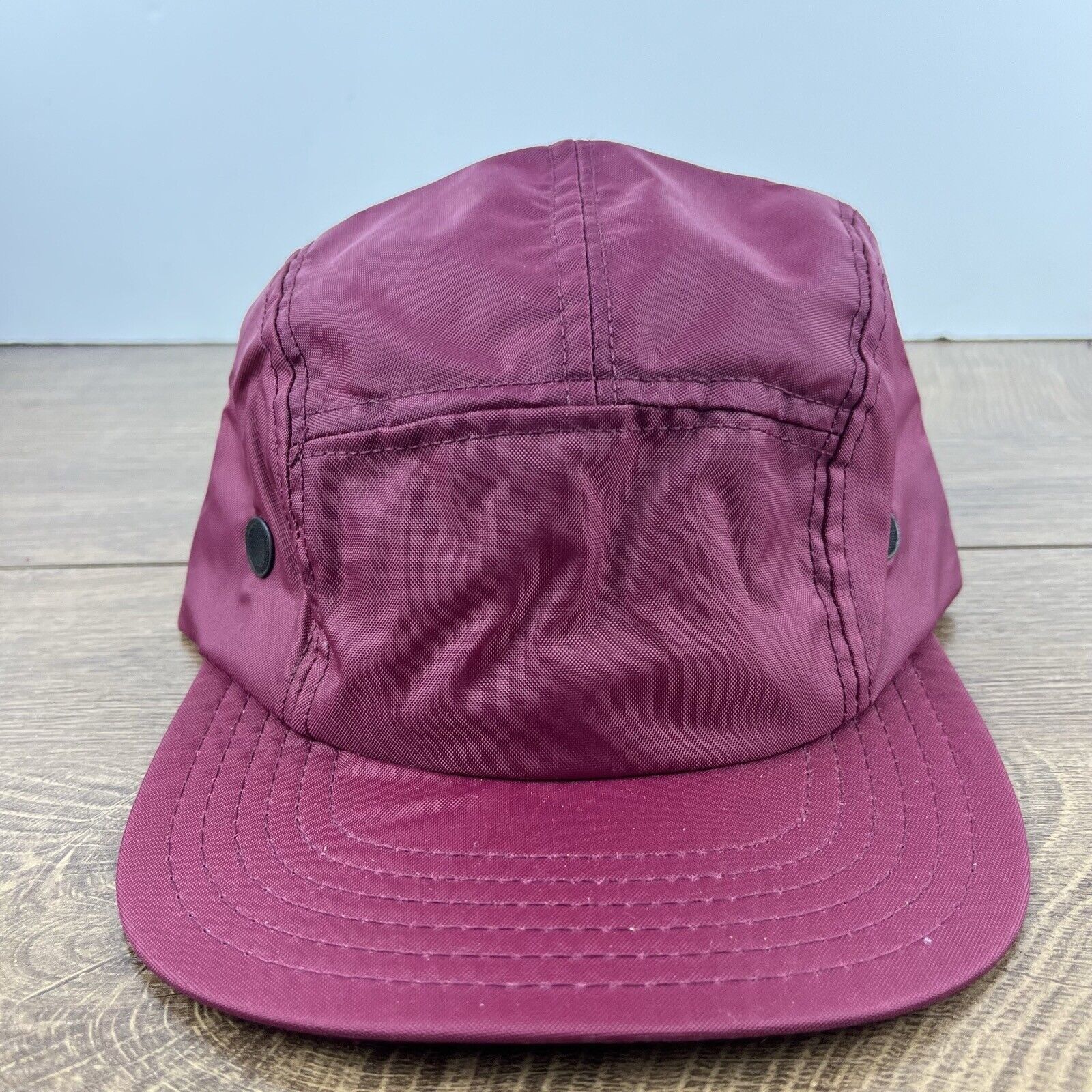 Other Maroon Red Running Hat Athletic Cap Red Adjustable Hat Red A Size ONE SIZE - 3 Thumbnail