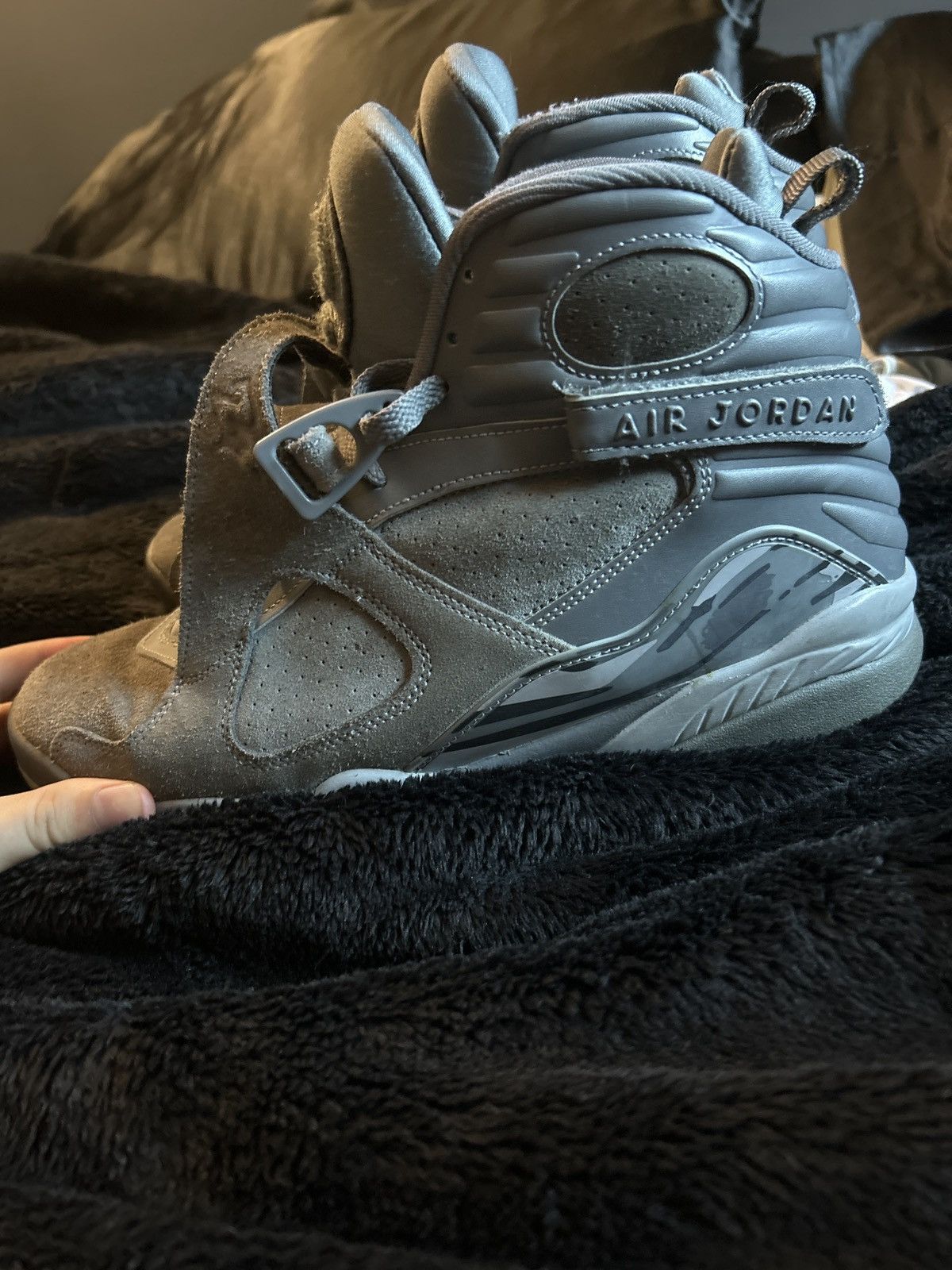 Jordan Brand × Nike Jordan 8 Wolf Grey Size US 10.5 / EU 43-44 - 6 Thumbnail