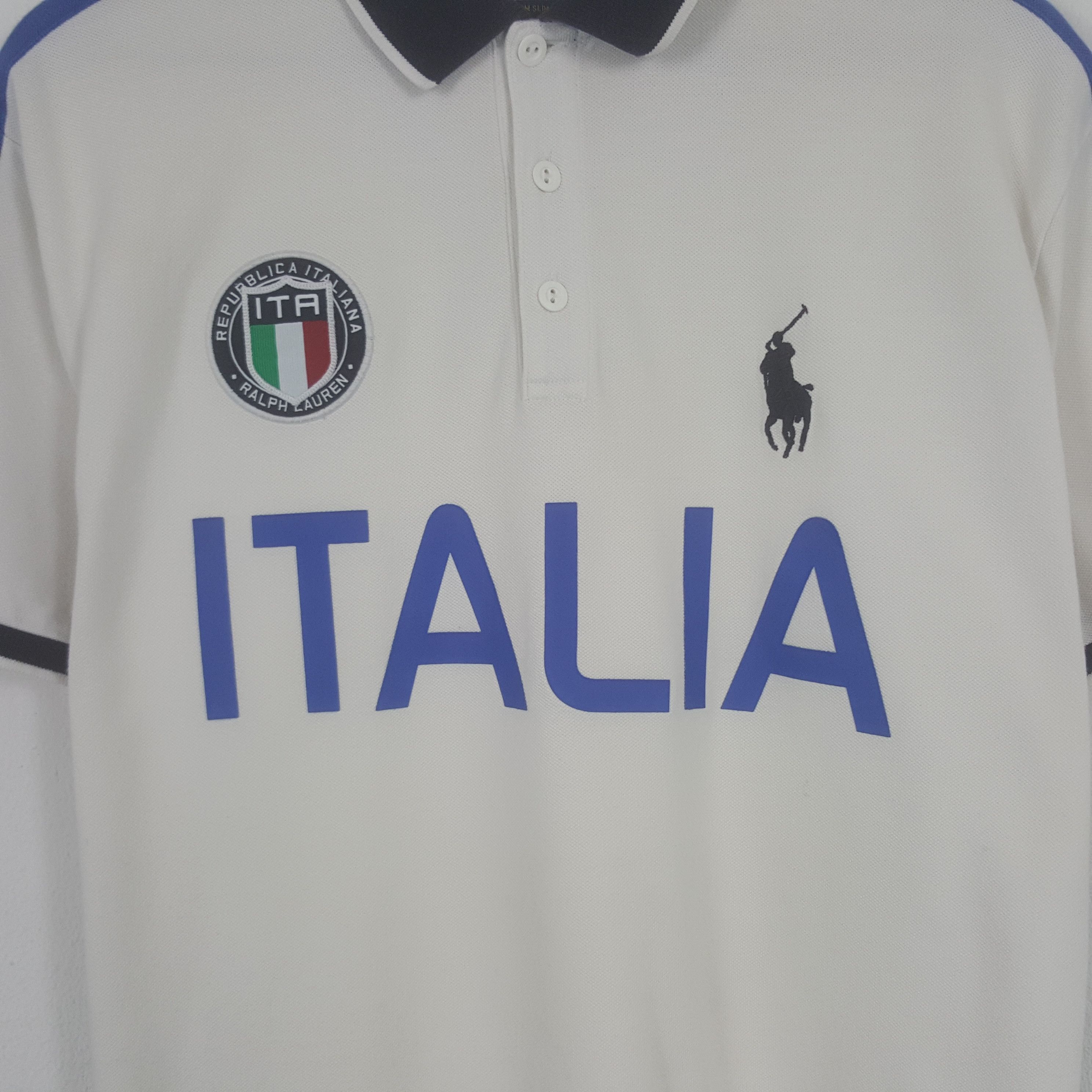 Polo Ralph Lauren × Vintage Vintage Polo Ralph Laurent Italia Polos Shirt Size US XL / EU 56 / 4 - 2 Thumbnail
