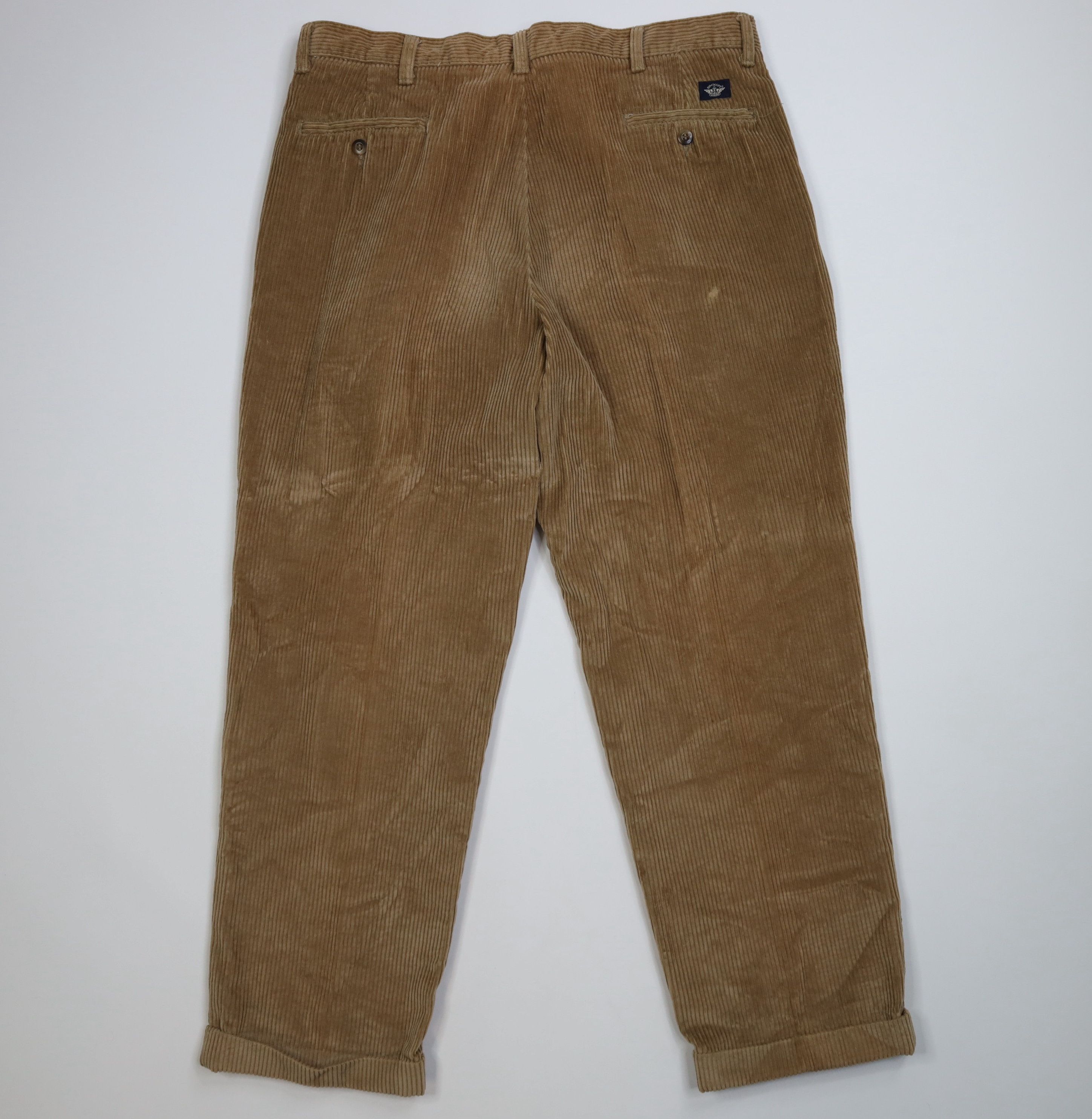 Vintage Vintage 90s Streetwear Relaxed Wide Leg Corduroy Chino Pants Size US 38 / EU 54 - 12 Thumbnail