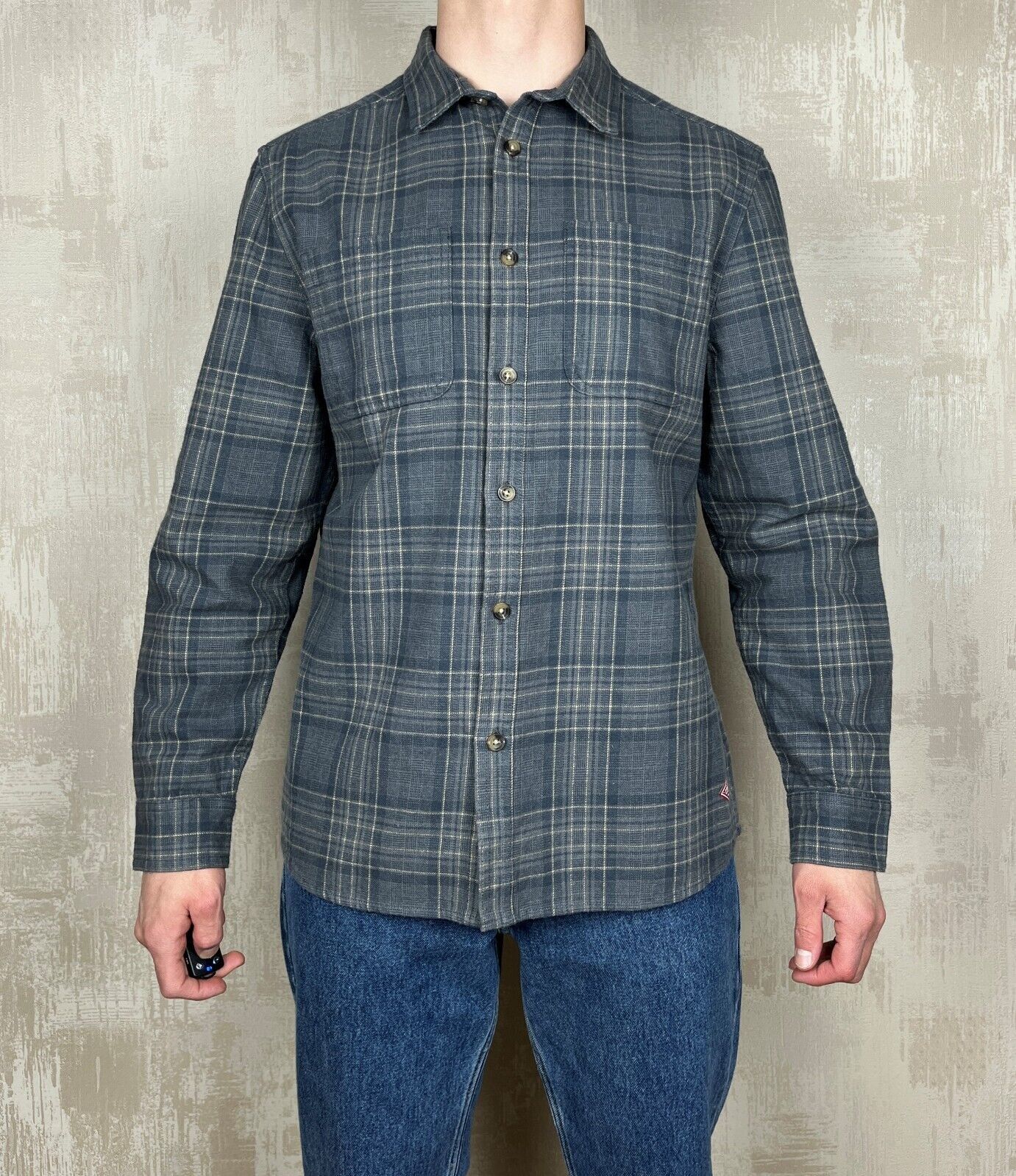 Other Union Works Inc Check Pockets Cotton Long Sleeve Shirt Size US L / EU 52-54 / 3 - 2 Thumbnail