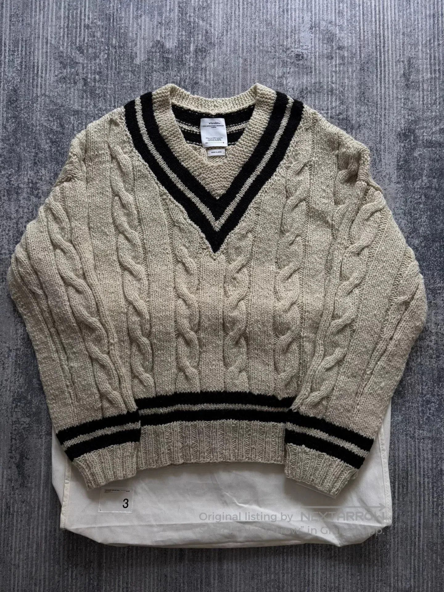 Visvim VISVIM 22AW V COLLEGIUM HAND KNIT SWEATER. Size US M / EU 48-50 / 2 - 1 Thumbnail