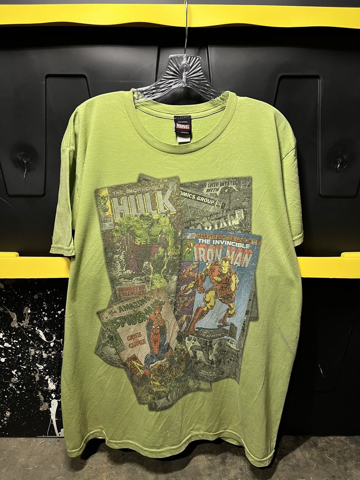 Marvel Comics × Vintage Y2K Marvel Comics Comic Book T Shirts Size US XL / EU 56 / 4 - 1 Thumbnail