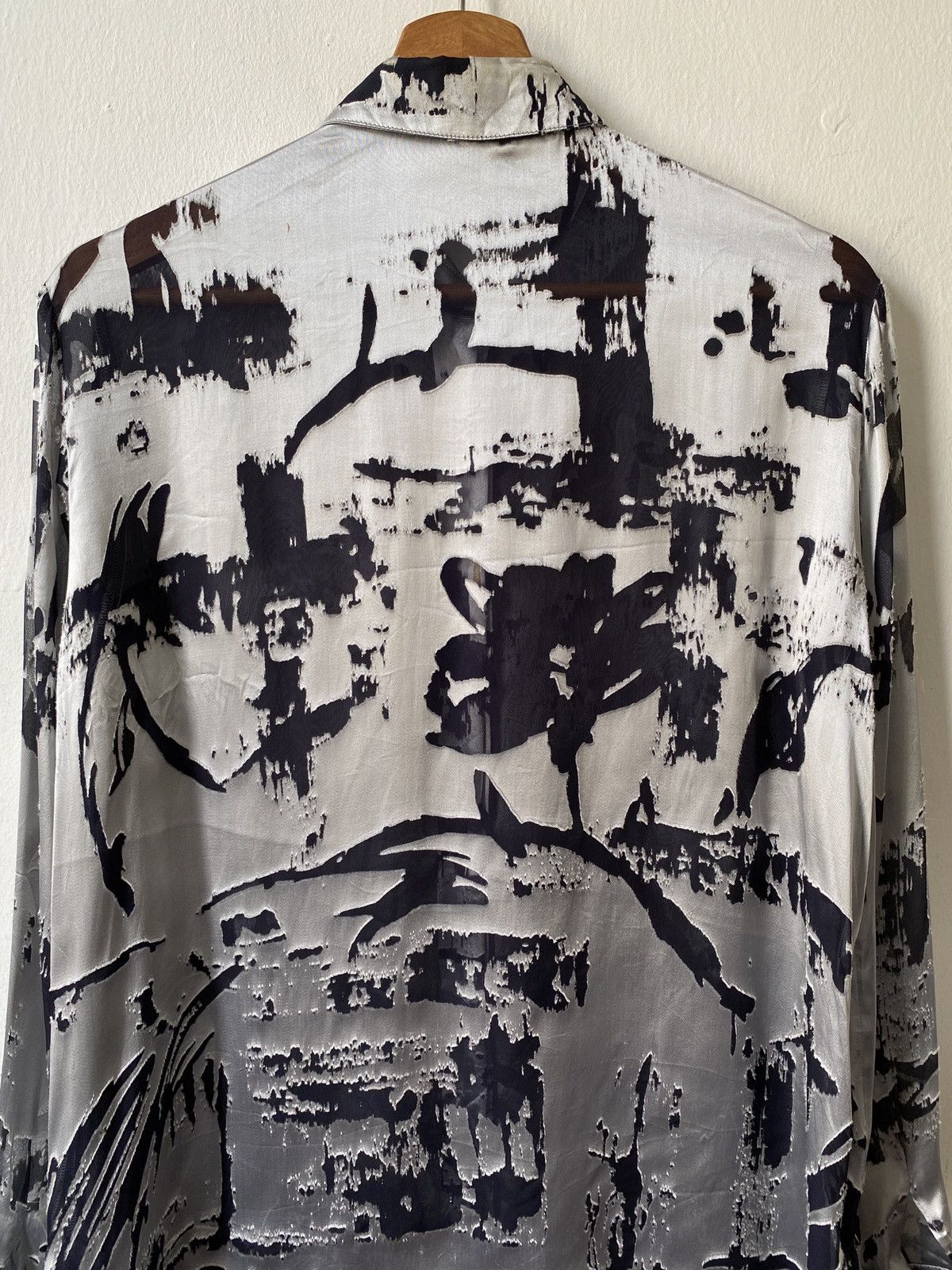 Krizia Uomo Krizia Poi Psyche Delic Design Button Up Tee Size US M / EU 48-50 / 2 - 8 Thumbnail
