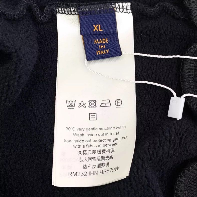 Louis Vuitton Louis Vuitton 23 black logo monogram embroidered cotton cr Size US XL / EU 56 / 4 - 7 Thumbnail