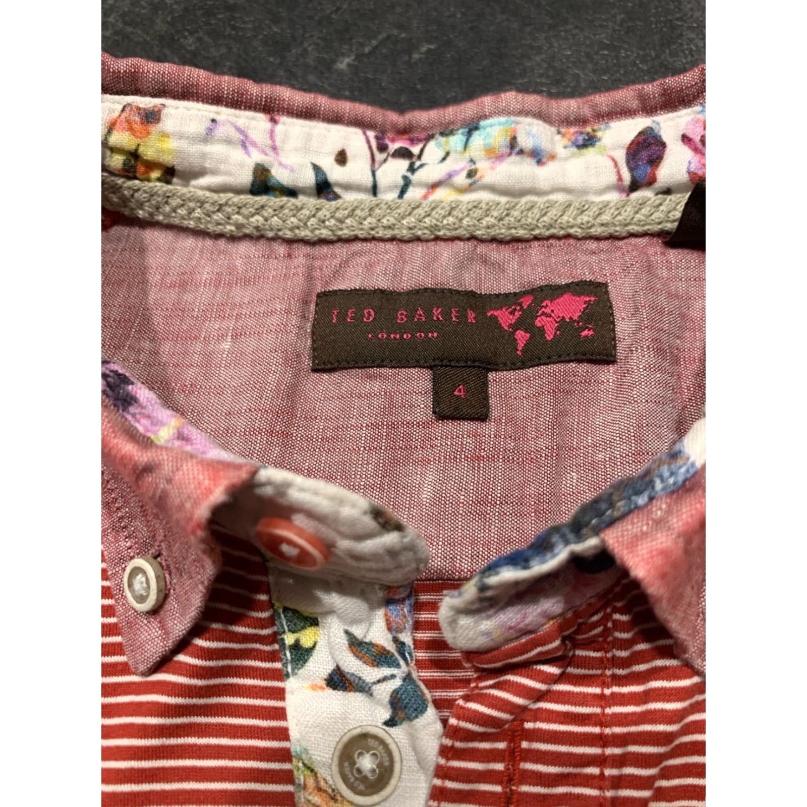 Ted Baker Ted Baker Polo Shirt Men Size 4 Short Sleeve Multicolor Preppy Embroidered Sports Size US S / EU 44-46 / 1 - 6 Thumbnail