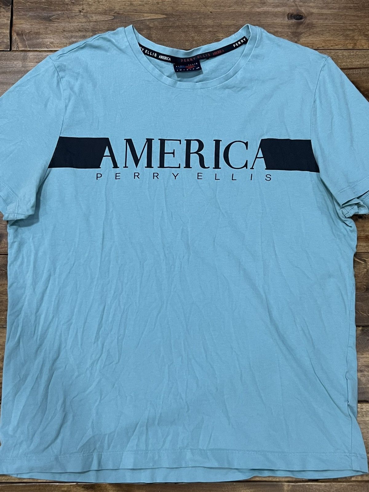 Perry Ellis × Vintage Vintage Rare Perry Ellis Shirt Size US L / EU 52-54 / 3 - 2 Thumbnail