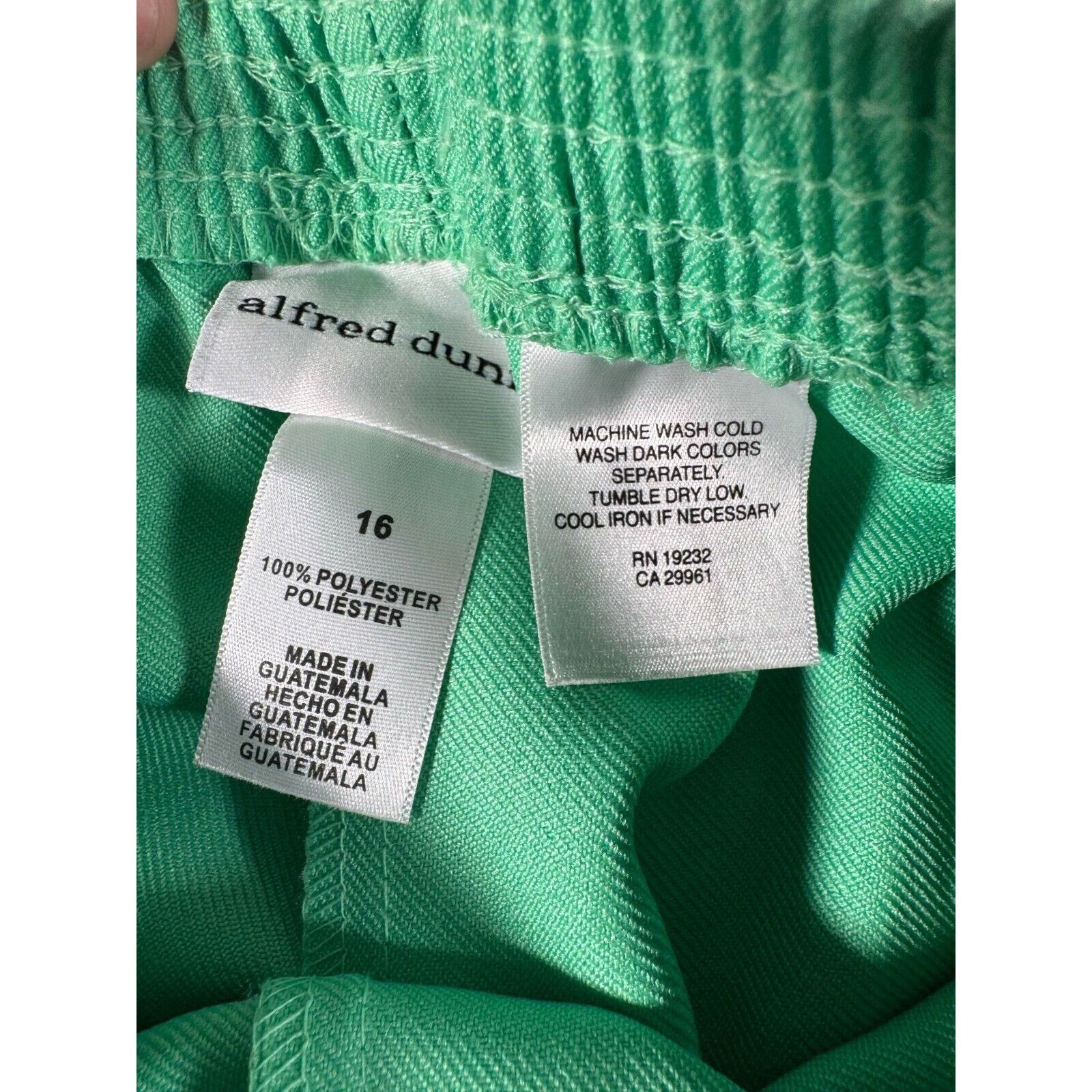 Other Alfred Dunner Pants 16 Office Spring High Waisted Wide Leg Size 38" / US 16 / IT 52 - 4 Thumbnail