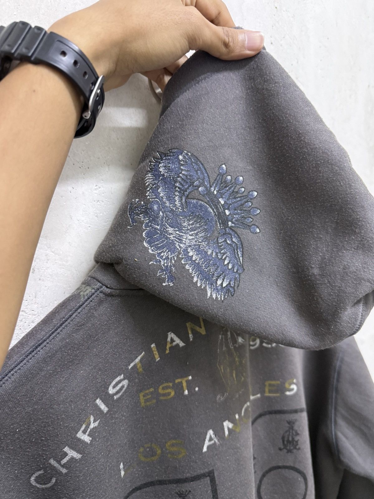 Christian Audigier 2000s Christian Audigier Zip Up y2k Hoodie Size US L / EU 52-54 / 3 - 7 Thumbnail