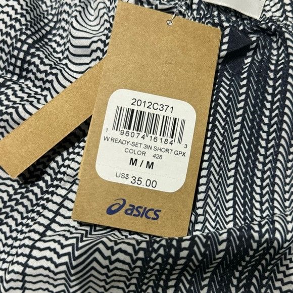 Asics NWT ASICS READY SET 3IN GPX SHORTS SZ MEDIUM M Size 26" / US 2 / IT 38 - 4 Thumbnail