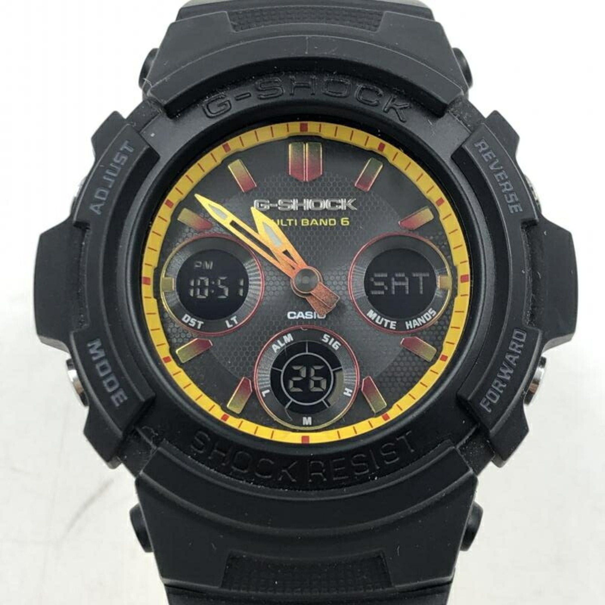 image of Casio G-Shock Watch Awg-M100Sby-1Ajf Tough Solar Multiband 6 G-Shock in Blue, Women's