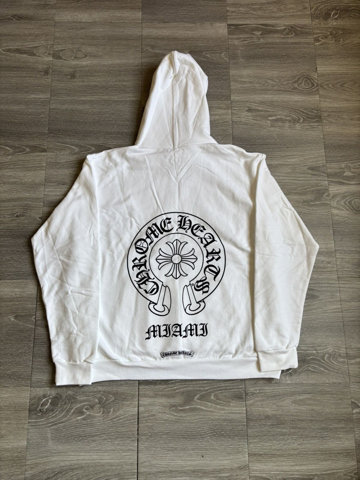 Chrome Hearts Chrome Hearts White Miami Horseshoe Hoodie Size US XL / EU 56 / 4 - 1 Thumbnail