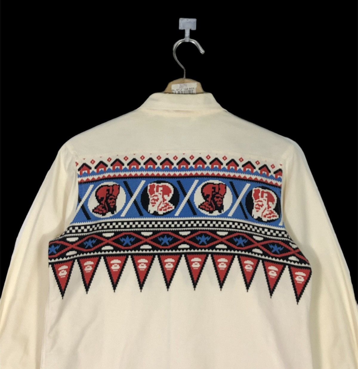 Bape RARE🔥BAPE CLASSIC NAVAJO CODE NATIVE BUTTON UPS Size S / US 4 / IT 40 - 8 Thumbnail
