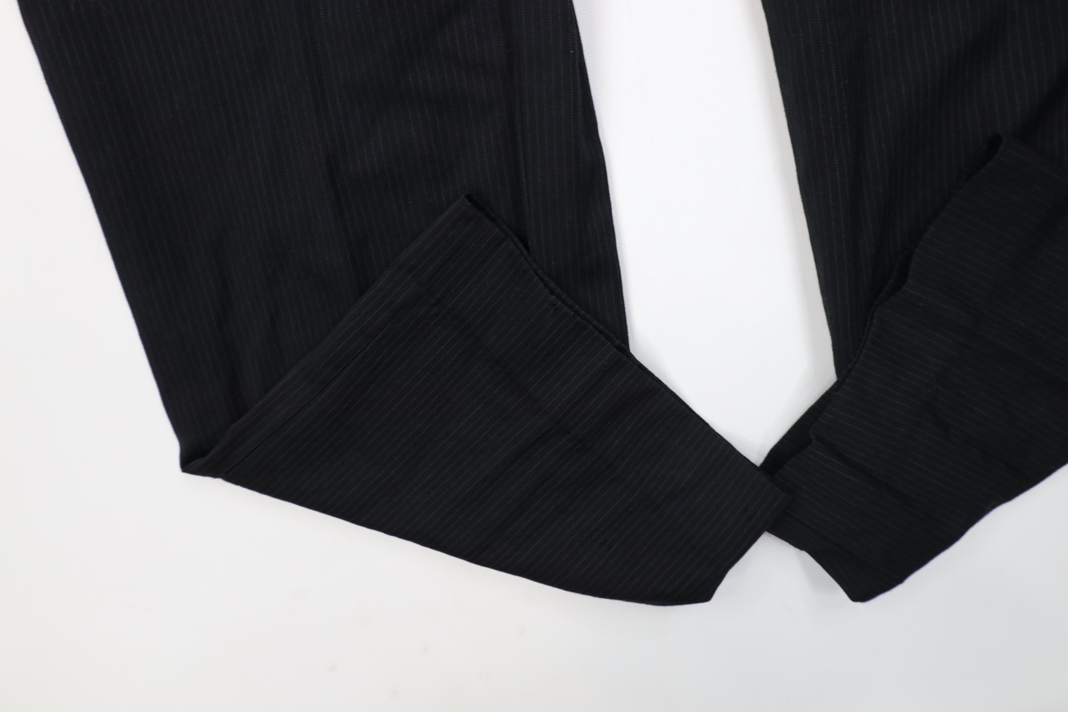 Vintage Vintage 90s Streetwear Pinstriped Wide Leg Chino Pants Size US 34 / EU 50 - 6 Thumbnail
