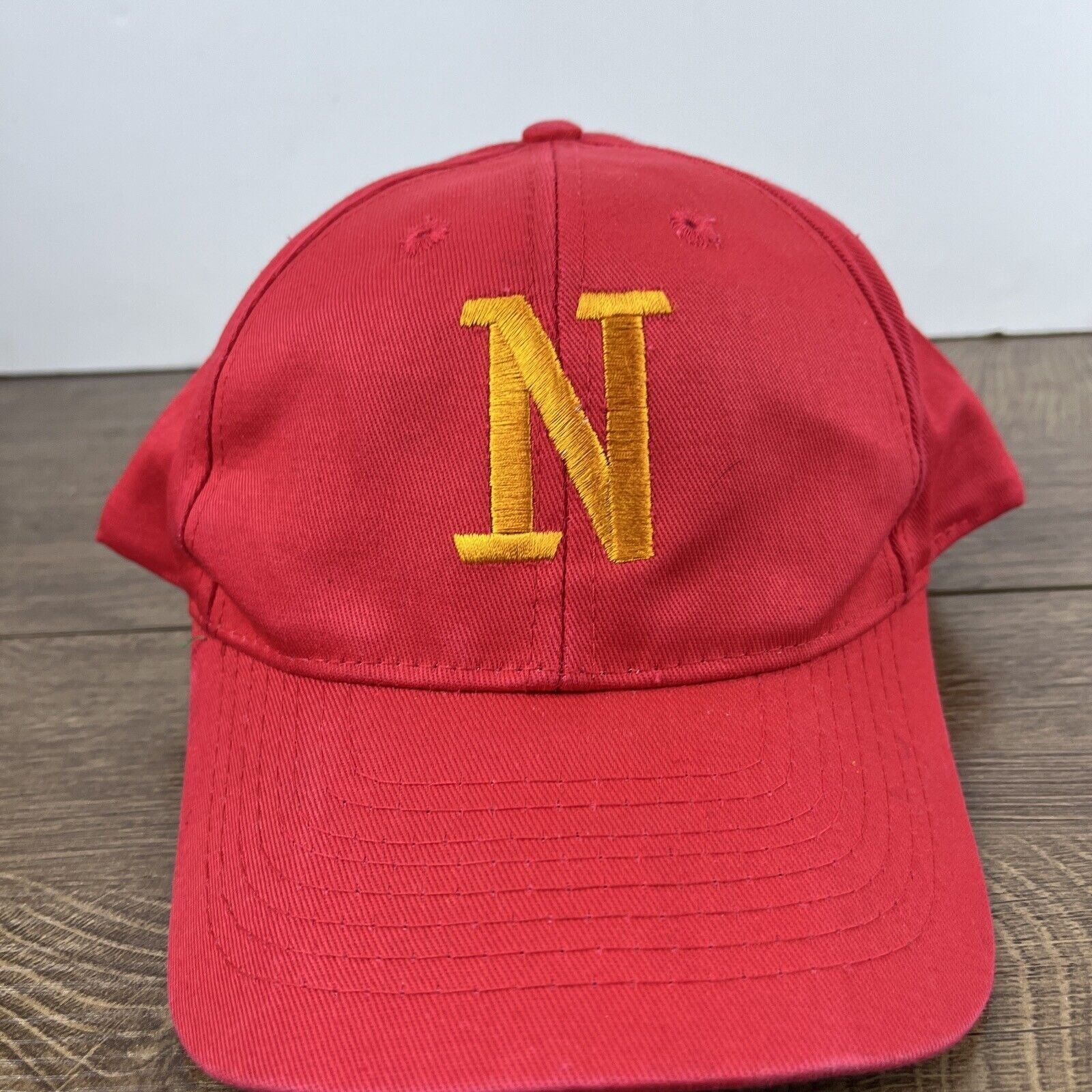 Other Vintage US Navy Hat United State Navy Red Hat Adjustable Adu Size ONE SIZE - 6 Thumbnail