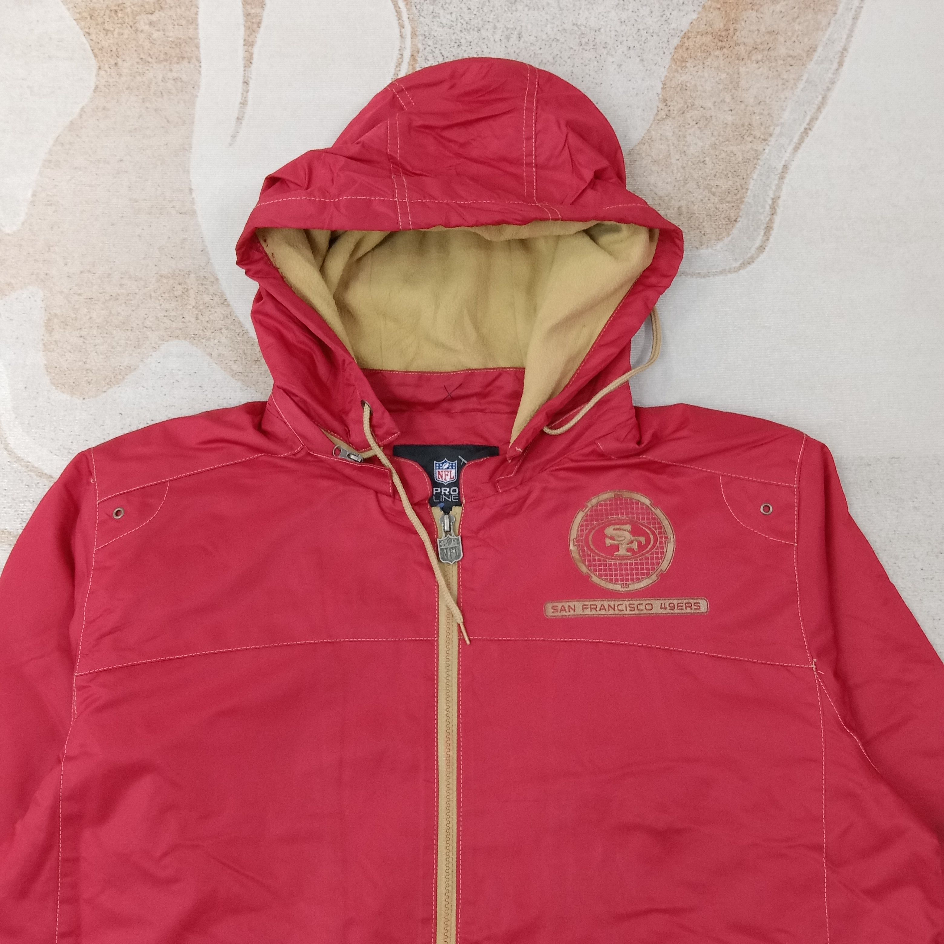 NFL San Francisco 49ers Football Jacket C256N17 Size US L / EU 52-54 / 3 - 4 Thumbnail