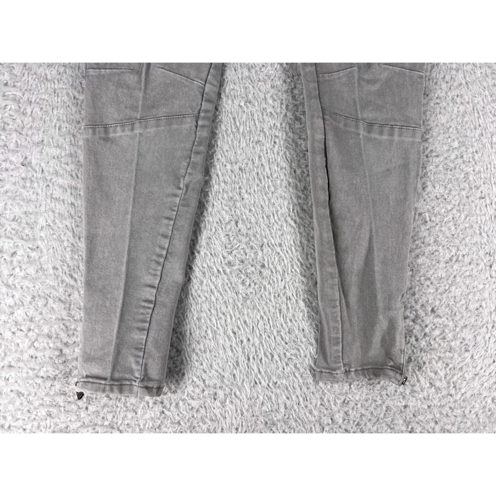 Zara VINTAGE Zara Basic Jeans Women's Regular Fit 26in Inseam Gray Cotton Blend Tapered 80s, 90s Designer Style Women Size 27" / US 4 / IT 40 - 3 Thumbnail