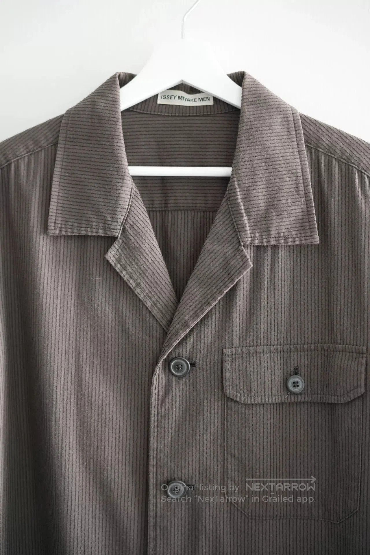 Issey Miyake Issey Miyake Men Vintage Striped Jacket. Size US XL / EU 56 / 4 - 3 Thumbnail