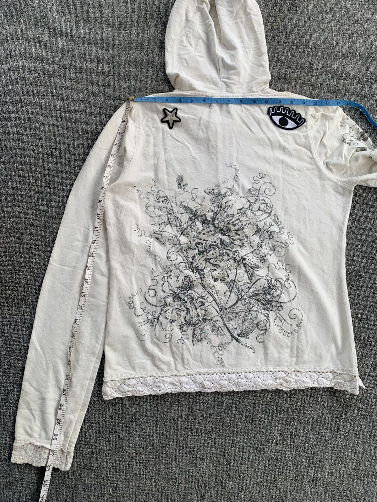 Miss Me Miss Me Japanese Style Tribal Art Gothic Patch Jacket Hoodie Size L / US 10 / IT 46 - 14 Thumbnail