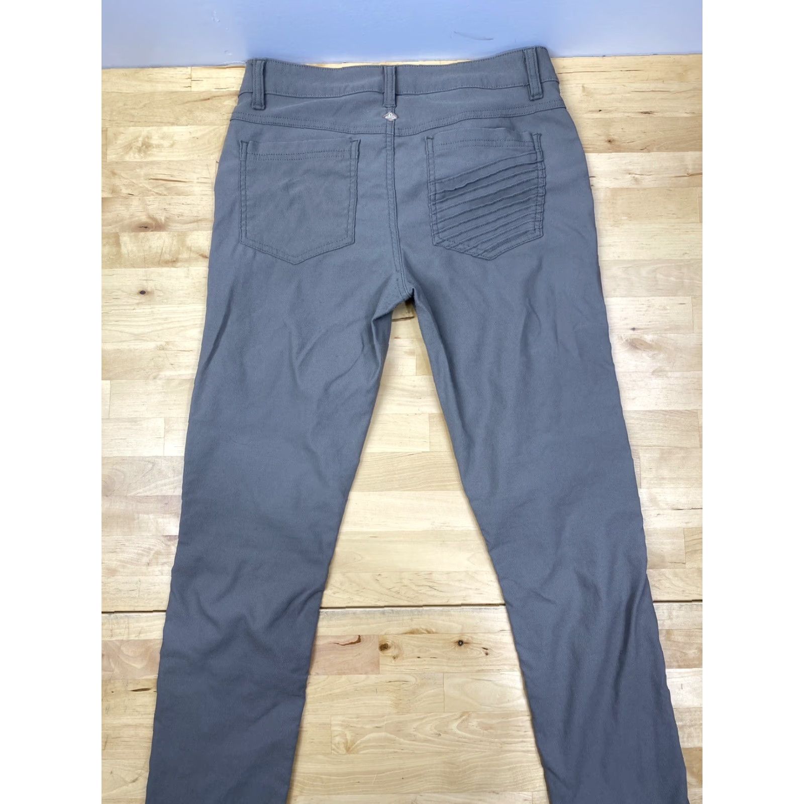 Prana prAna Womens Pants Slim Skinny Regular Solid Gray Chino Casual Size 4 Womens Size 27" / US 4 / IT 40 - 3 Thumbnail
