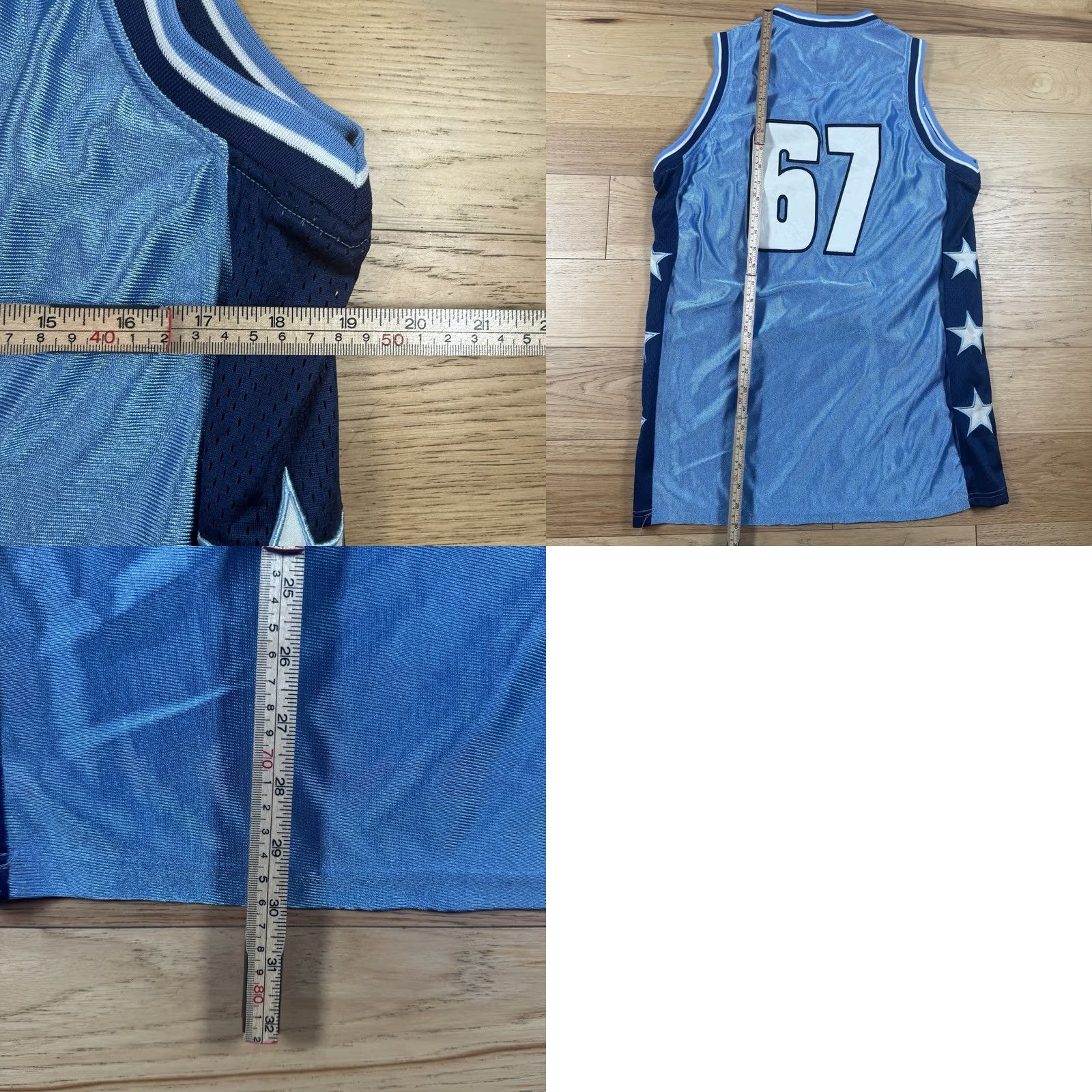 Vintage VINTAGE Kenpo Basketball Jersey Tank Mens Small Los Angeles #67 Powder Blue Blue Size US S / EU 44-46 / 1 - 8 Thumbnail