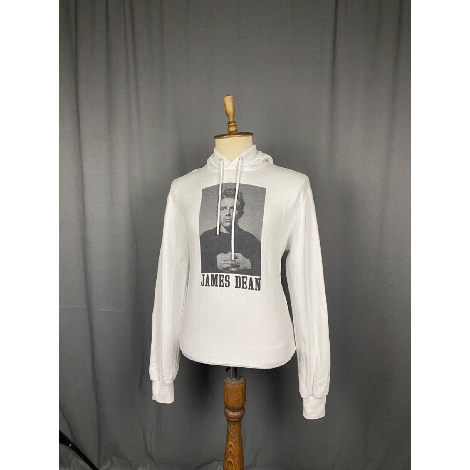 Dolce & Gabbana Dolce&Gabanna James Dean Big Logo Men's White Hoodie Sweater Size US XL / EU 56 / 4 - 4 Thumbnail