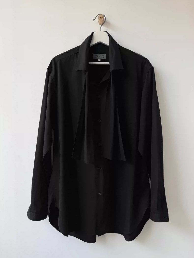 Yohji Yamamoto yohji yamamoto 17AW Mainline Show Ribbon Shirt 2505-Nextarr Size US XL / EU 56 / 4 - 7 Thumbnail