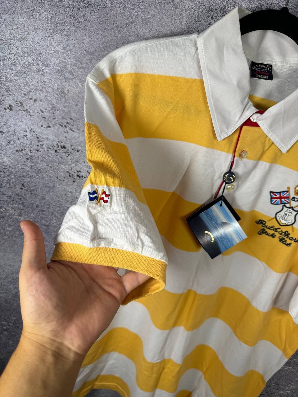 Paul & Shark NWT Paul & Shark Newport Yachting Stripped Polo 3XL Size Size US XXL / EU 58 / 5 - 10 Thumbnail
