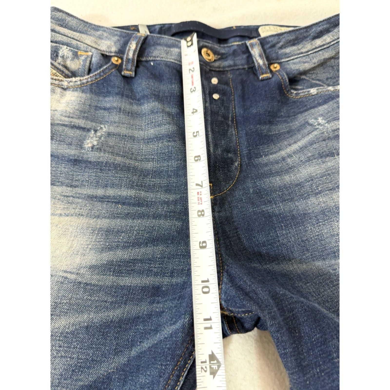 Diesel Diesel Jeans Boyfriend Relaxed Blue Denim Size 25 Womens 24in Inseam 32in L Distressed Bathrooms? Size 42" / US 20 - 3 Thumbnail