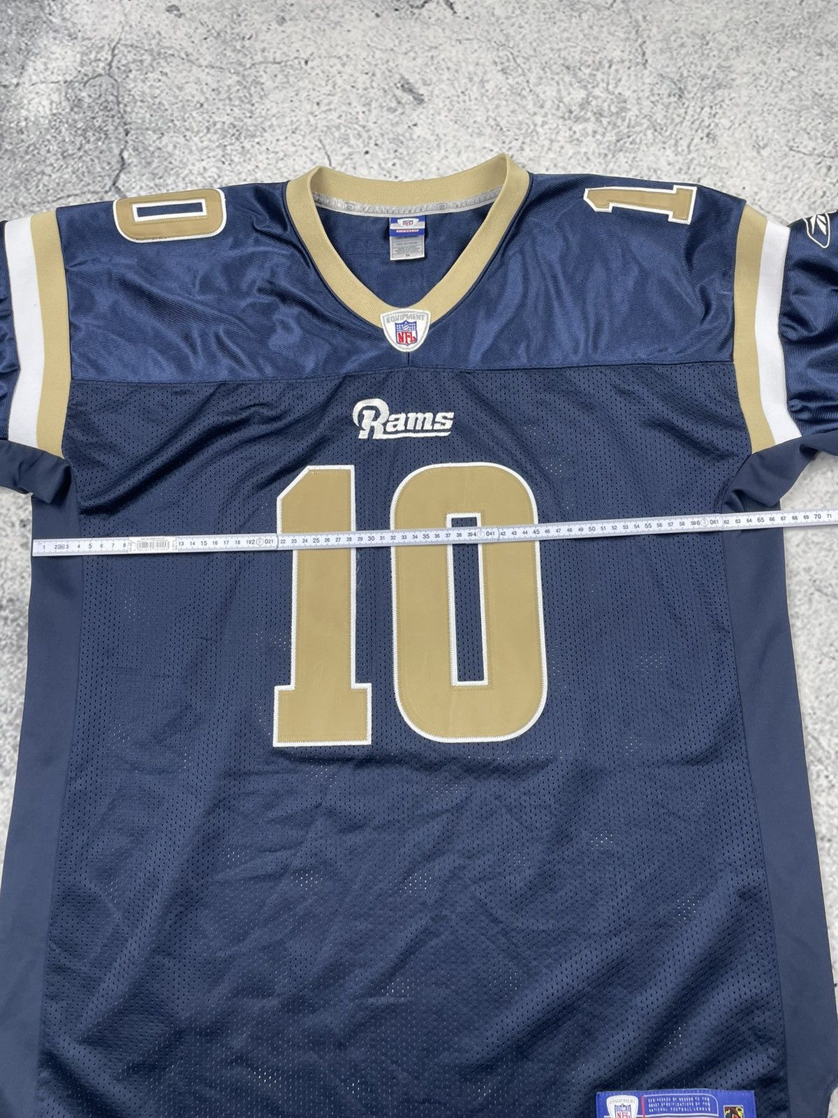Reebok Reebok XXL St. Louis Rams #10 Marc Bulger NFL Jersey, Vintag Size US XXL / EU 58 / 5 - 7 Thumbnail