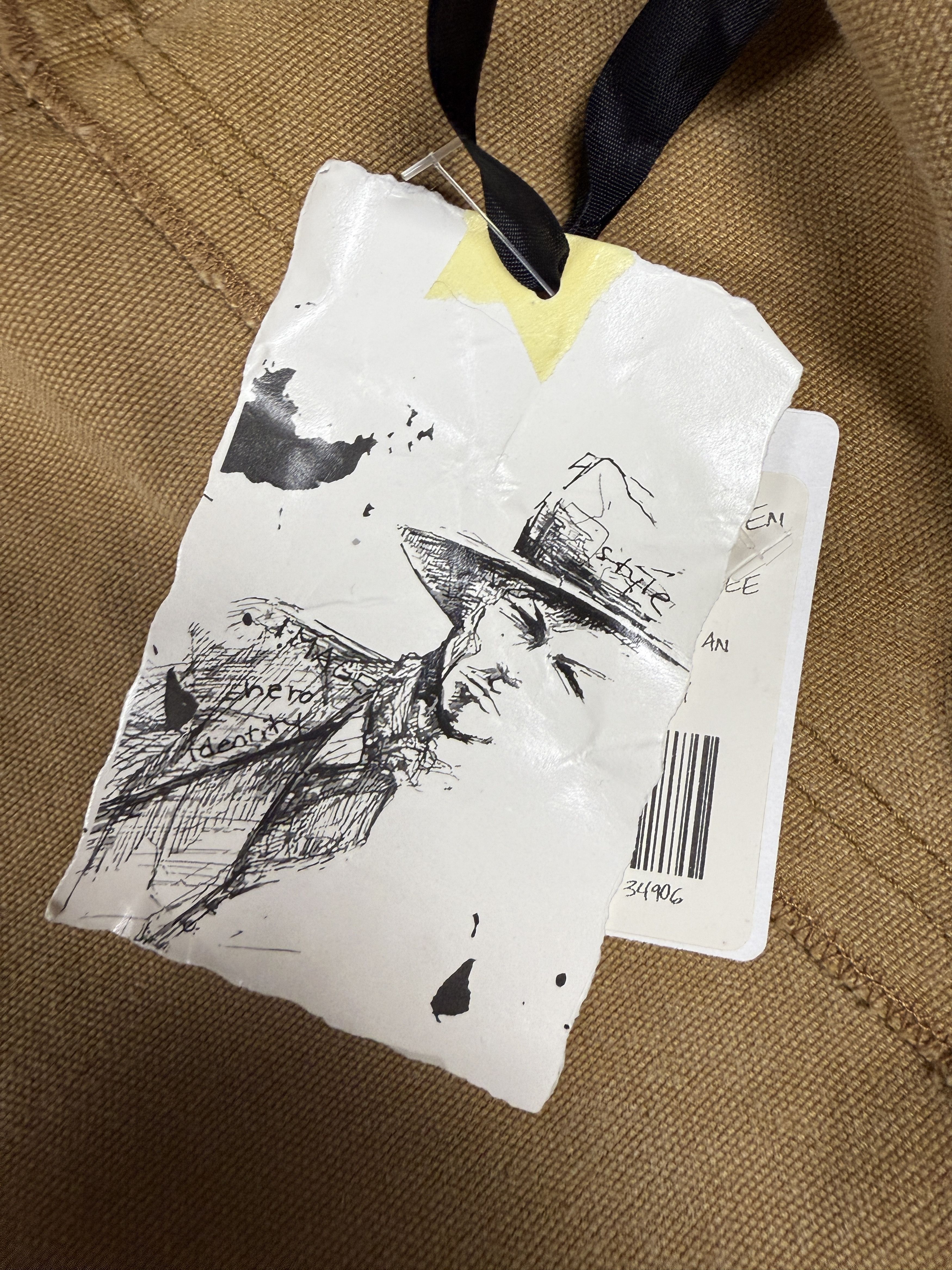 Greg Lauren $1250 Greg Lauren Tan Baseball Shirt Size US XL / EU 56 / 4 - 12 Thumbnail