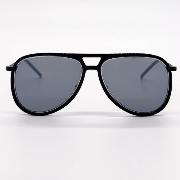 Saint Laurent Paris NEW SAINT LAURENT CLASSIC 11 RIM 002 AVIATOR UNISEX BLACK SU Size ONE SIZE - 3 Thumbnail
