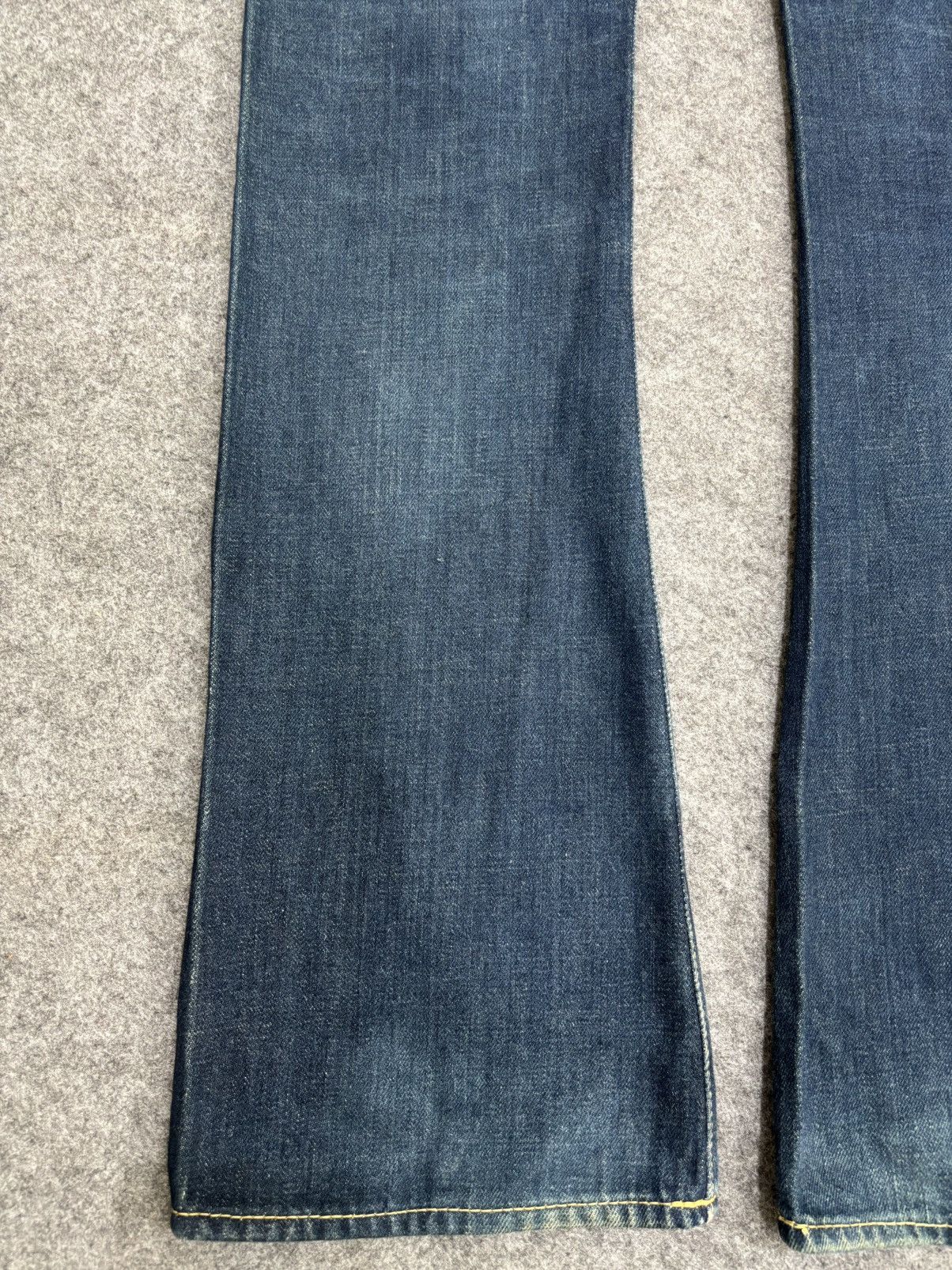Jelado 💥Sturdy Flare💥Archival Jelado Japan Flare Biker Denim F603 Size US 27 - 19 Thumbnail
