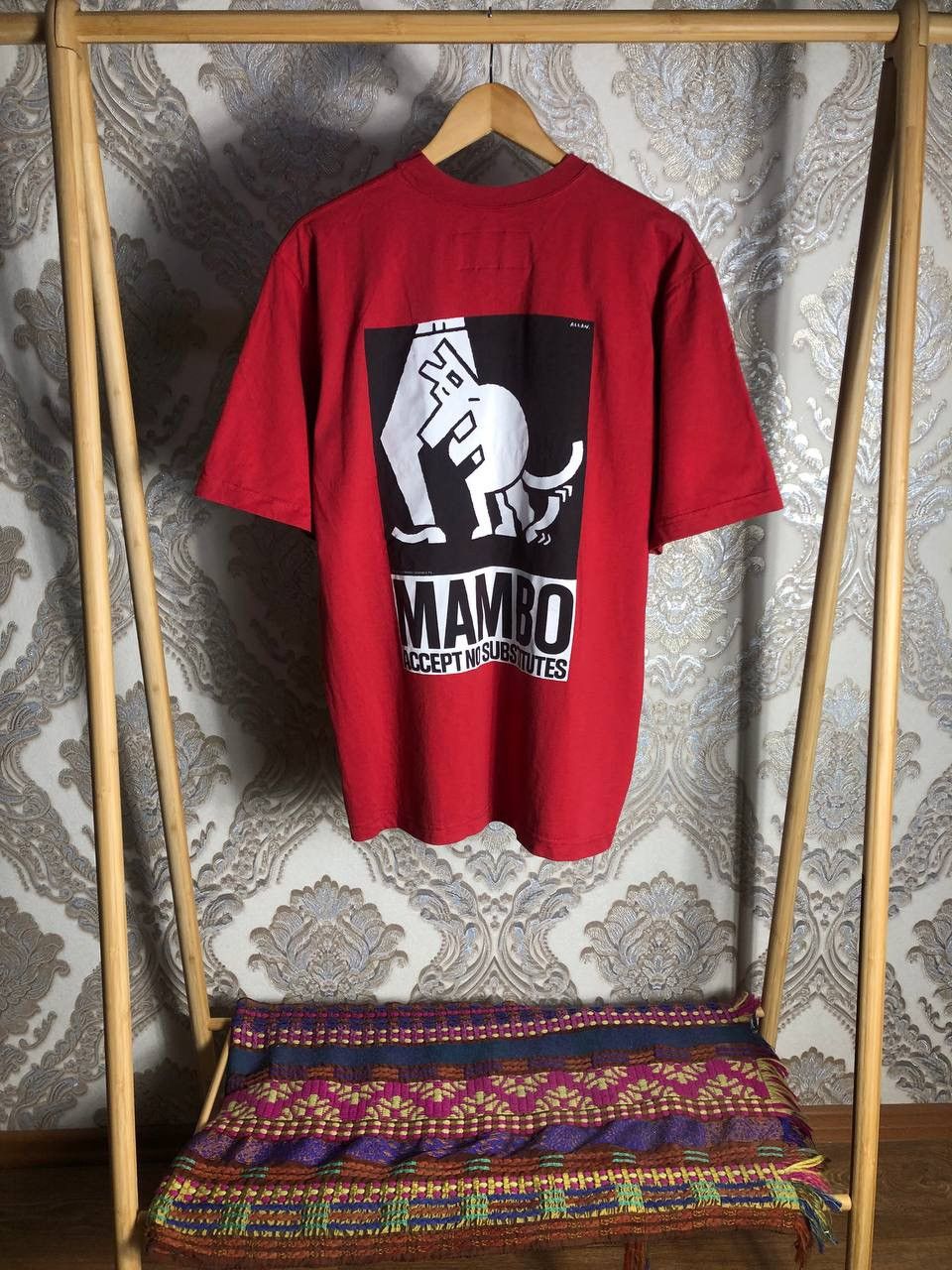 Mambo × Vintage VERY RARE MAMBO ALLAN DOG BIG LOGO T-SHIRT 1989 SURF Y2K 90s Size US L / EU 52-54 / 3 - 1 Thumbnail
