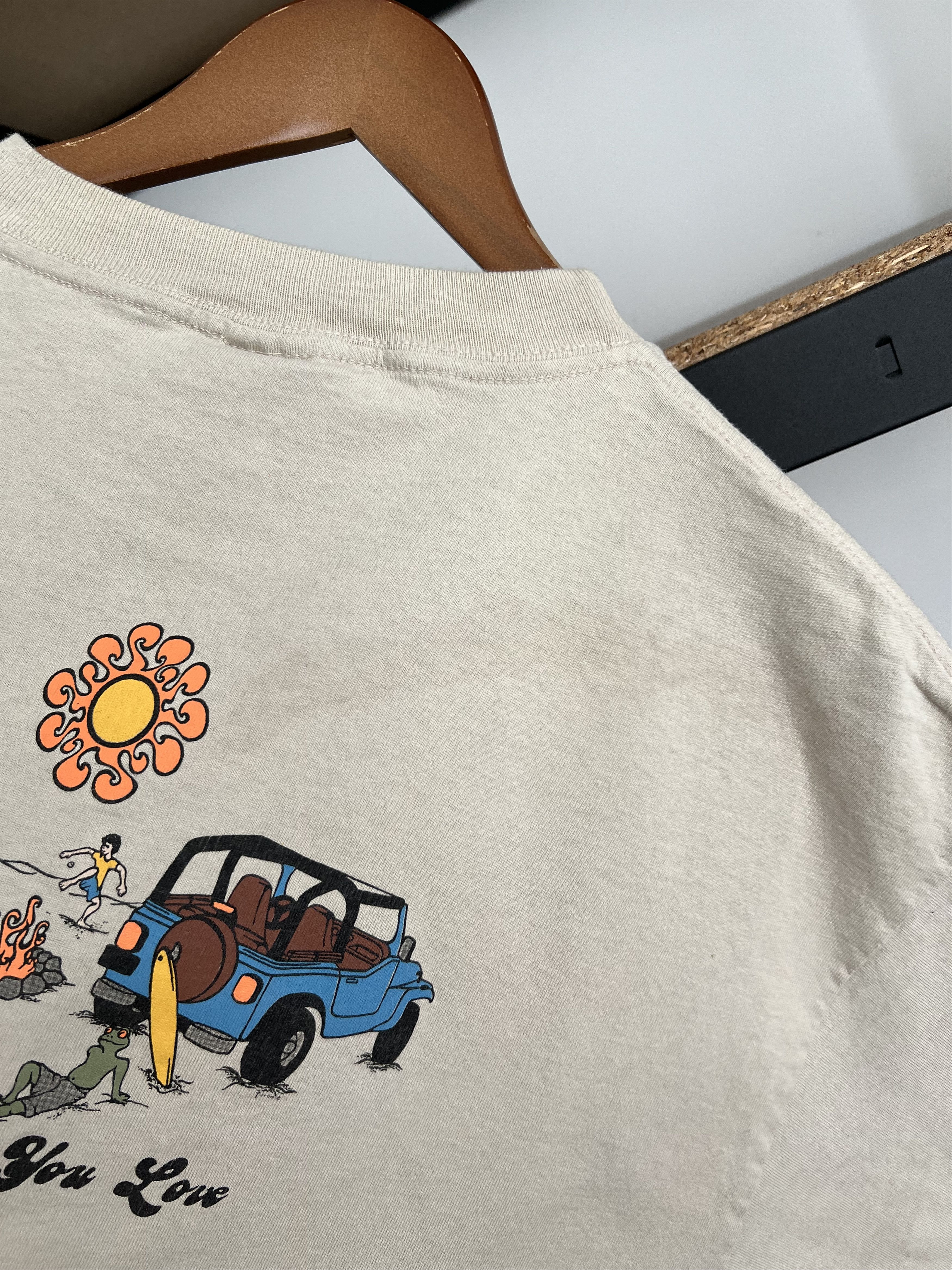 Vintage Vintage 90s Jeep Live The Life You Love Peace Hippy Promo Size US XL / EU 56 / 4 - 17 Thumbnail