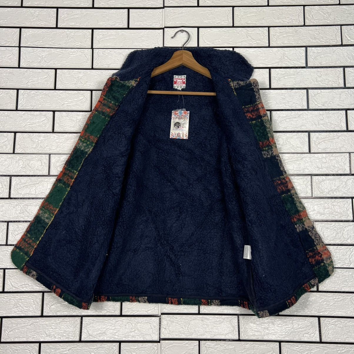 Japanese Brand NWT TITICACA Colorful Checked Fleece Jacket #4128-C188 Size US S / EU 44-46 / 1 - 11 Thumbnail