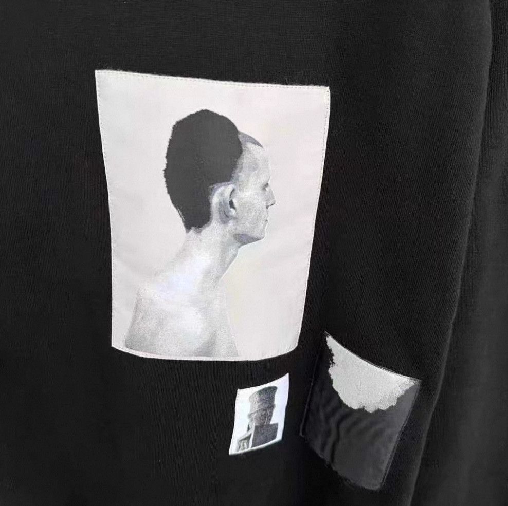 Rick Owens Rick Owens Drkshdw RO black portrait patch sweater Size US S / EU 44-46 / 1 - 2 Thumbnail