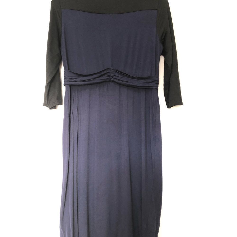 NBDN Nobrandedon A Pea in the Pod Faux-wrap Maternity Dress Size L / US 10 / IT 46 - 8 Thumbnail
