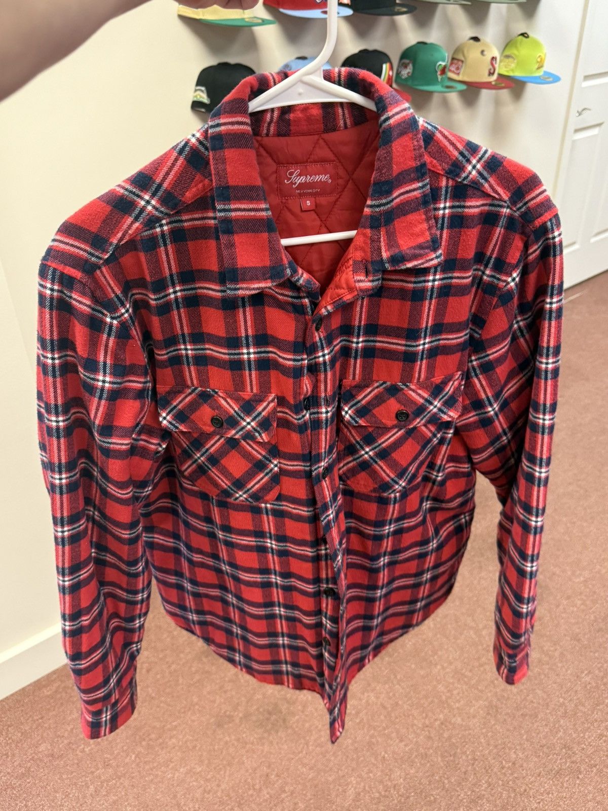 Supreme Supreme arc logo quilted Size US S / EU 44-46 / 1 - 1 Thumbnail