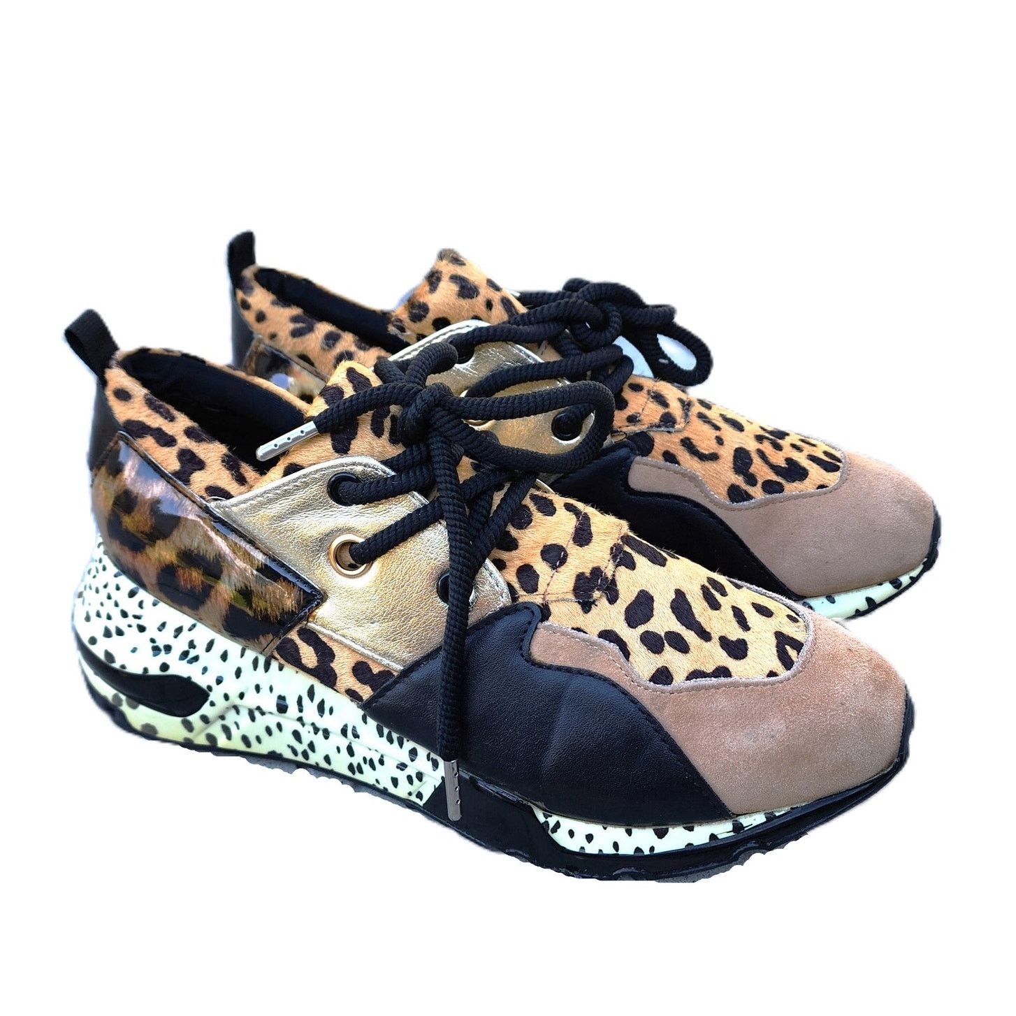 Steve Madden Steve Madden Cliff Cheetah Print Wedge Fashion Sneakers 8 Size US 8 / IT 38 - 10 Thumbnail
