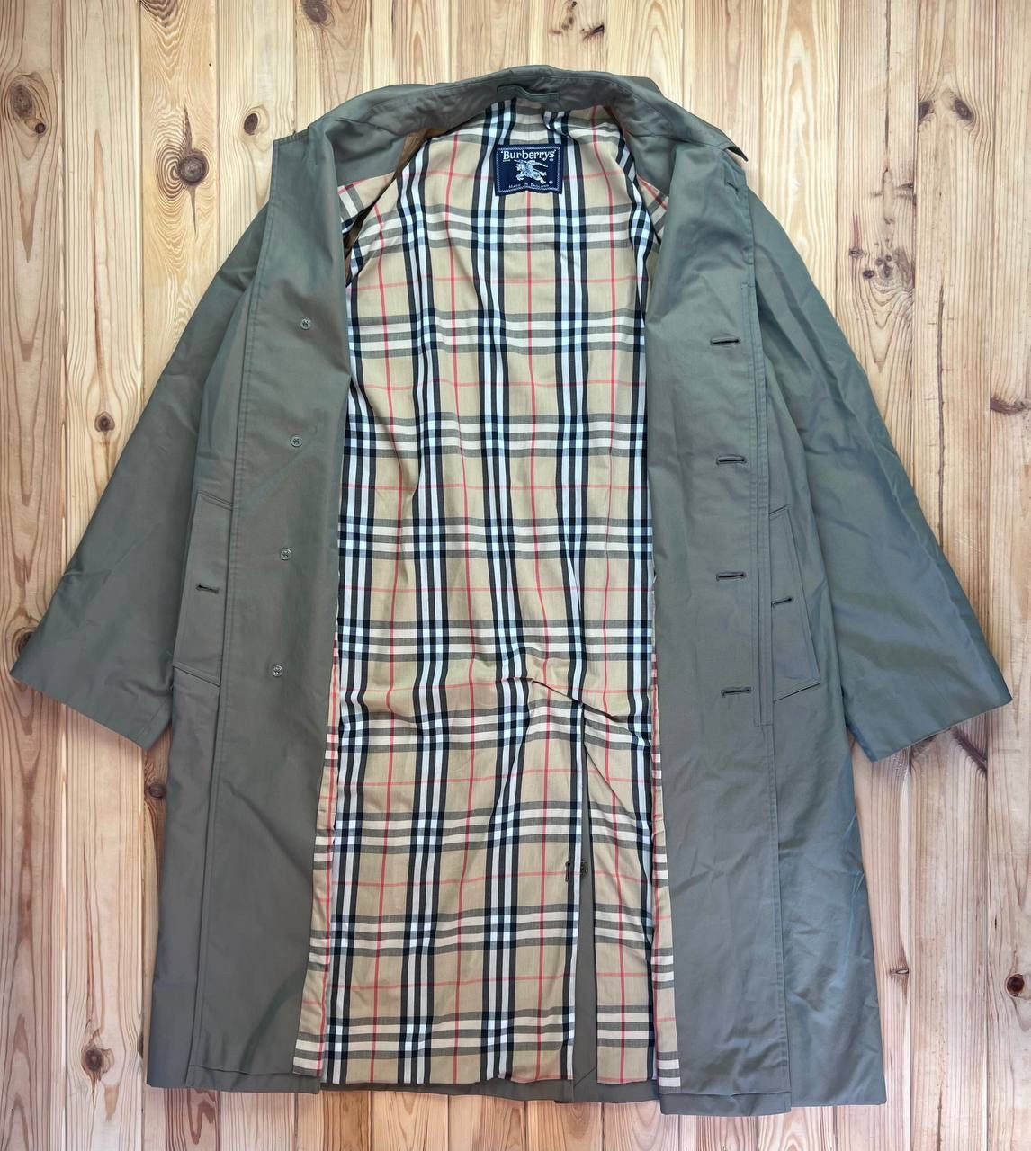 Burberry Vintage trench coat Burberrys Nova Check Size US L / EU 52-54 / 3 - 1 Thumbnail