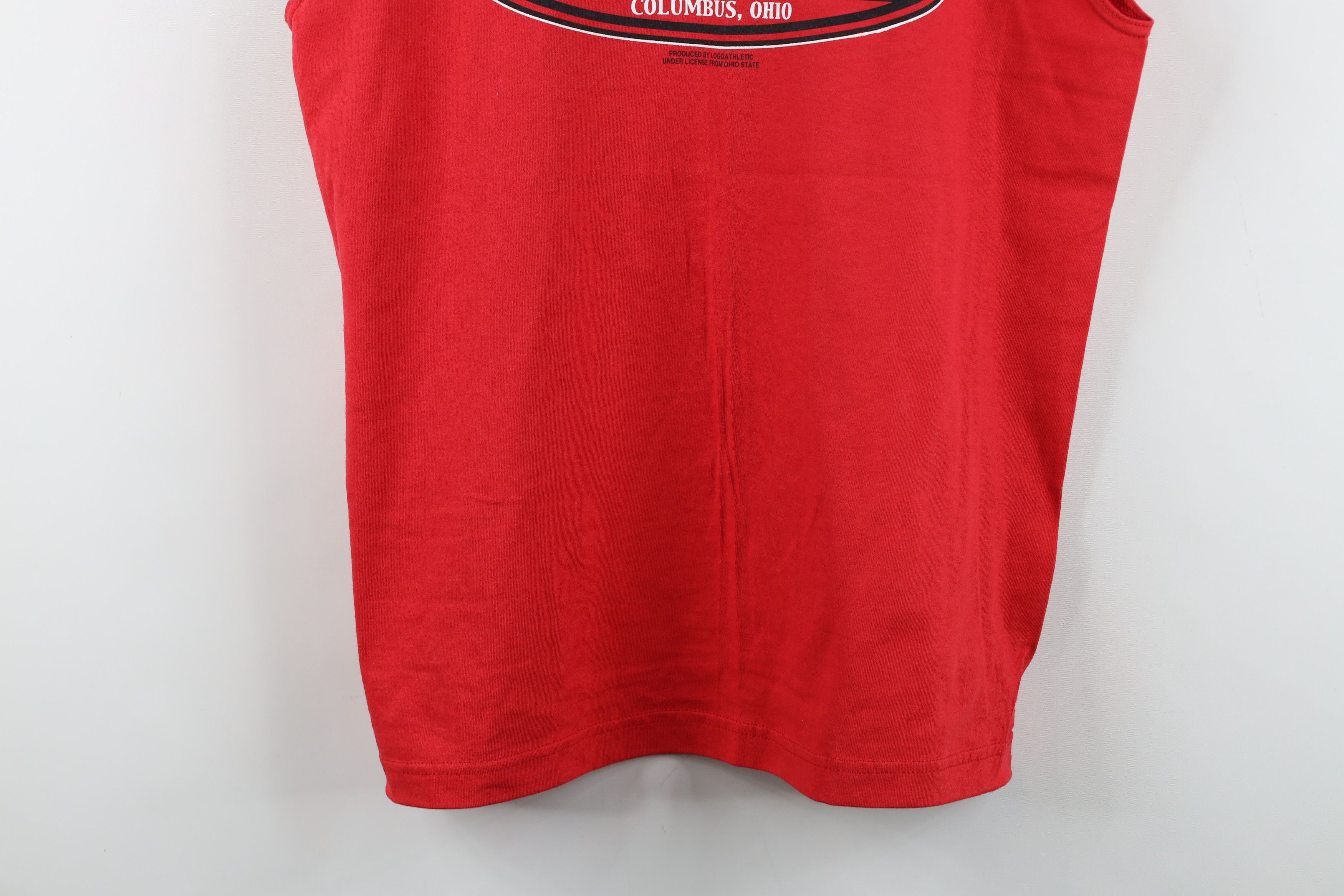 Vintage Vintage 90s Ohio State University Sleeveless Muscle T-Shirt Size US L / EU 52-54 / 3 - 3 Thumbnail