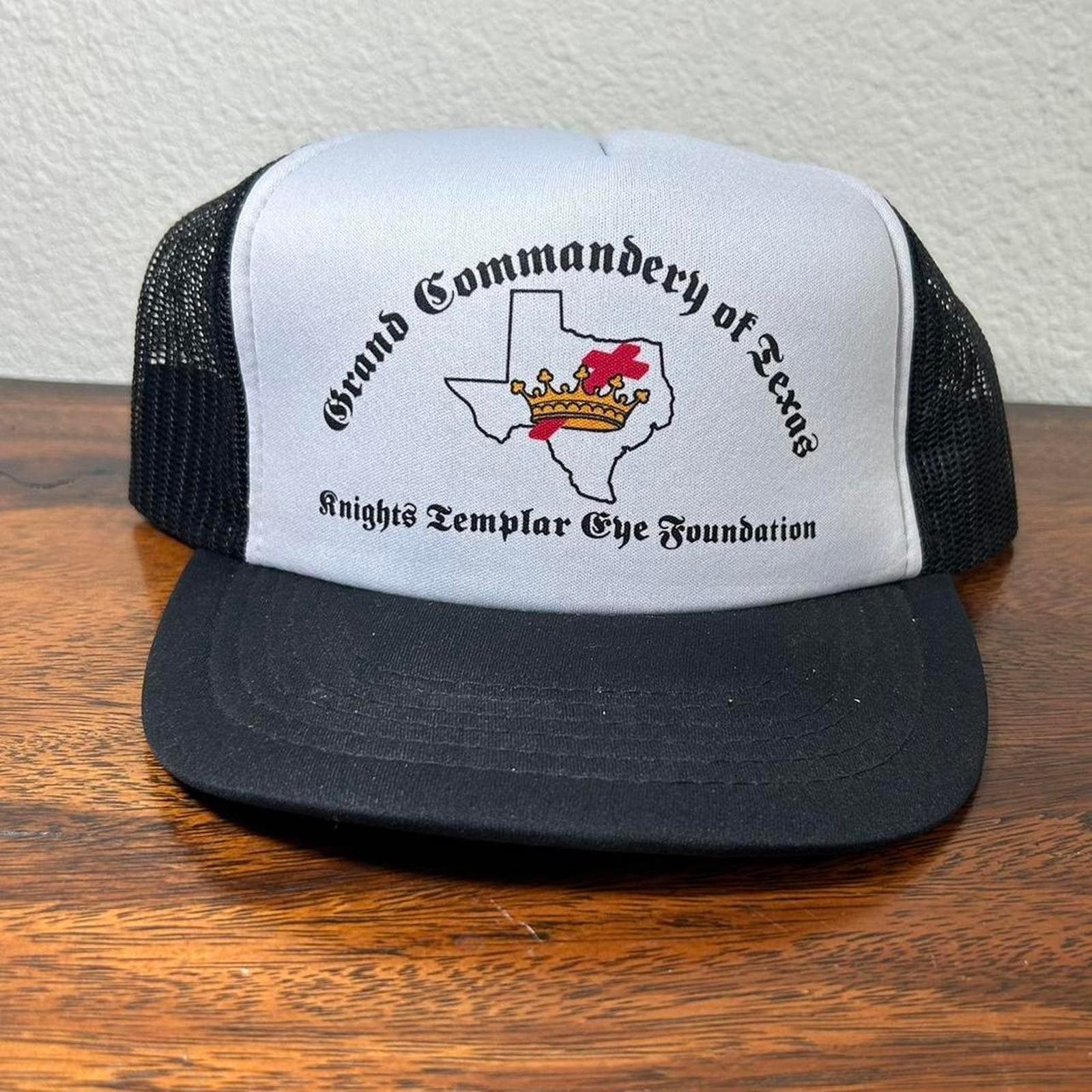 Vintage Texas Knights of Templar Eye Foundation hat Size ONE SIZE - 1 Thumbnail