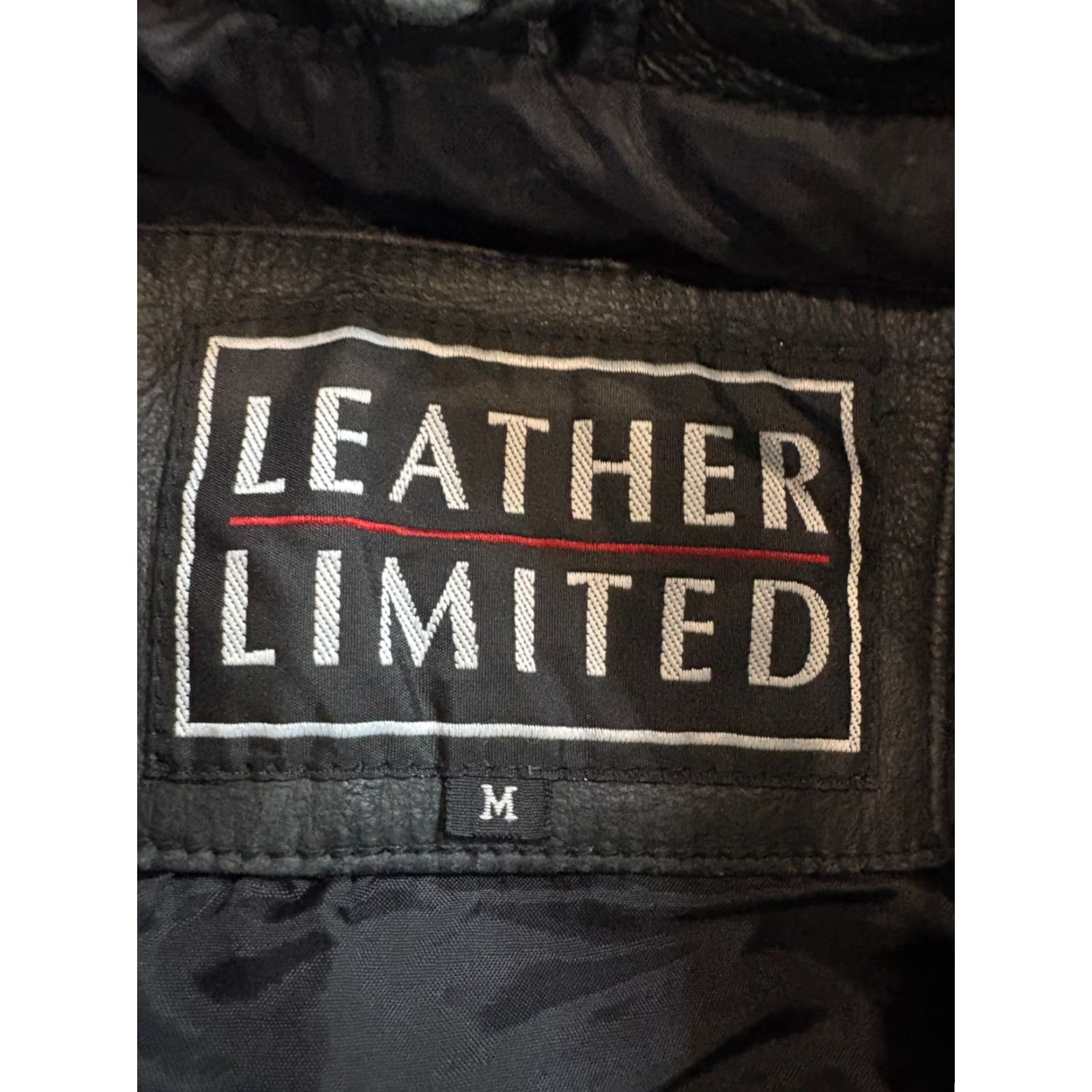 Vintage VINTAGE Leather Limited Leather Jacket Womens Medium M Black Button Up Size M / US 6-8 / IT 42-44 - 4 Thumbnail