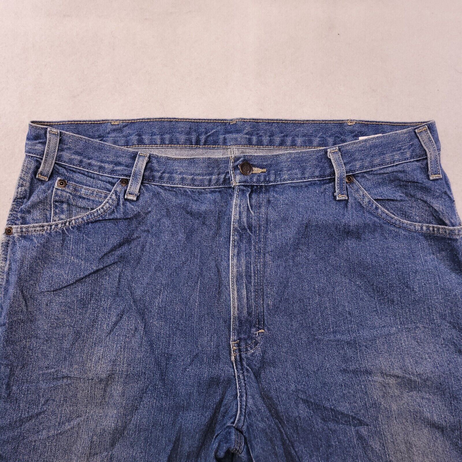 Dickies Dickies Casual Button Medium Wash Jeans Mens Size 38x30 Blue Size US 38 / EU 54 - 1 Thumbnail