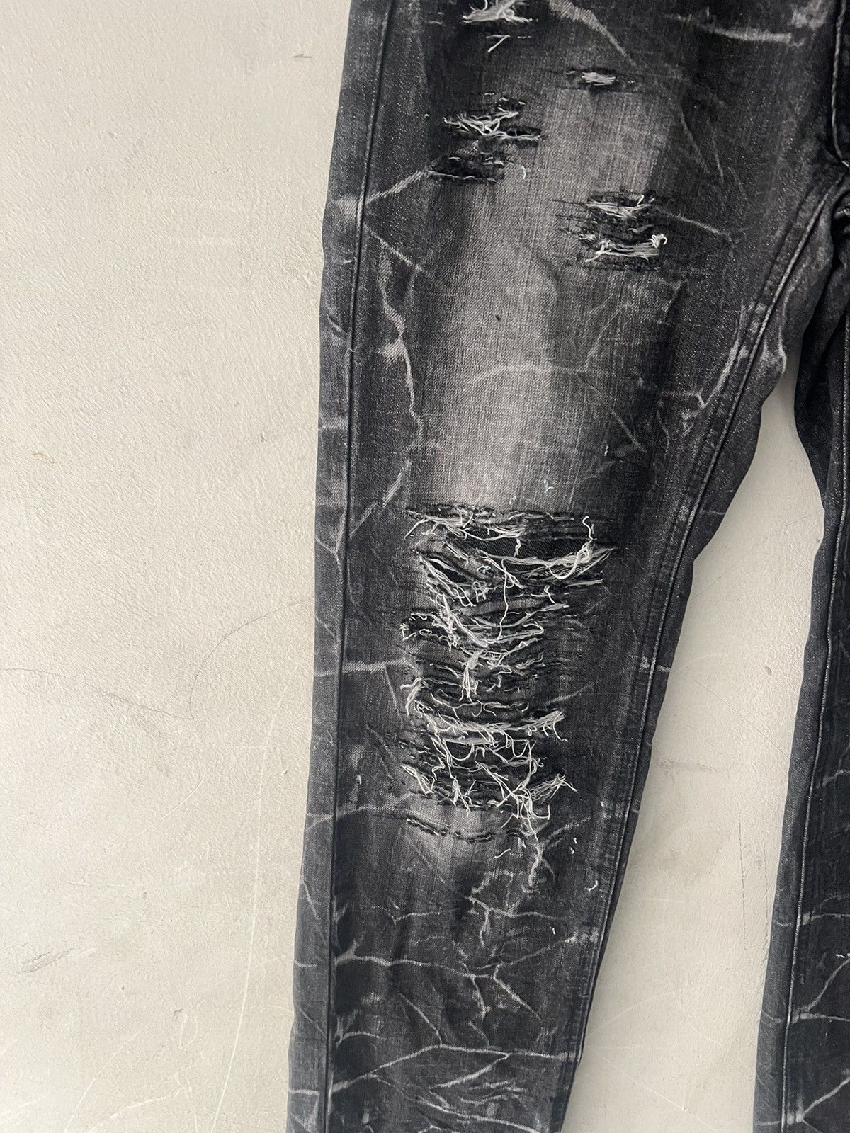 Japanese Brand × Vintage UNBRAND RIPPED DISTRESSED DENIM PANT Size US 28 / EU 44 - 8 Thumbnail