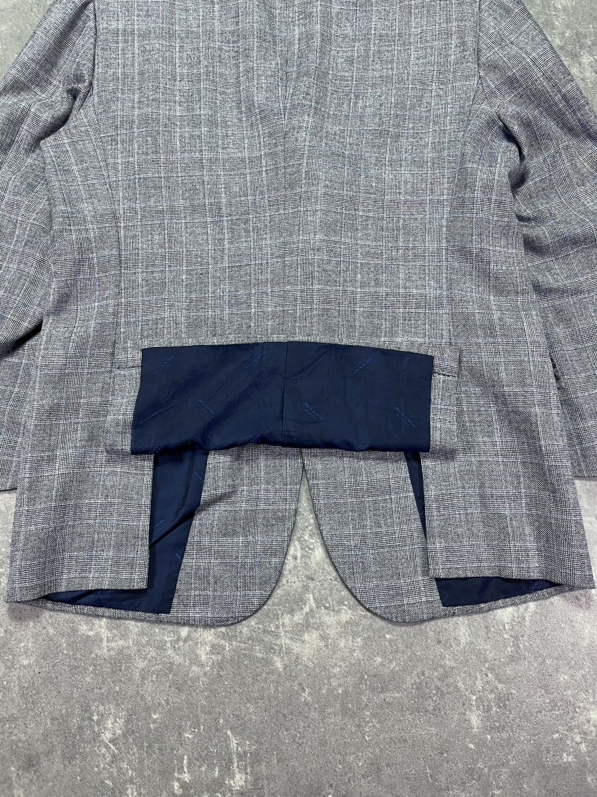 Kiton Kiton Napoli Cashmere Linen Silk Plaid Blazer Jacket 52 Size 52R - 13 Thumbnail