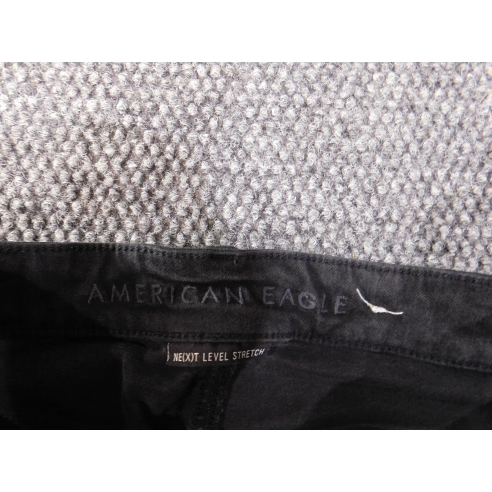 American Eagle Outfitters American Eagle Outfitters Jeans Womens 0 Jegging Mid Rise Distressed Black Denim Size 42" / US 20 - 4 Thumbnail